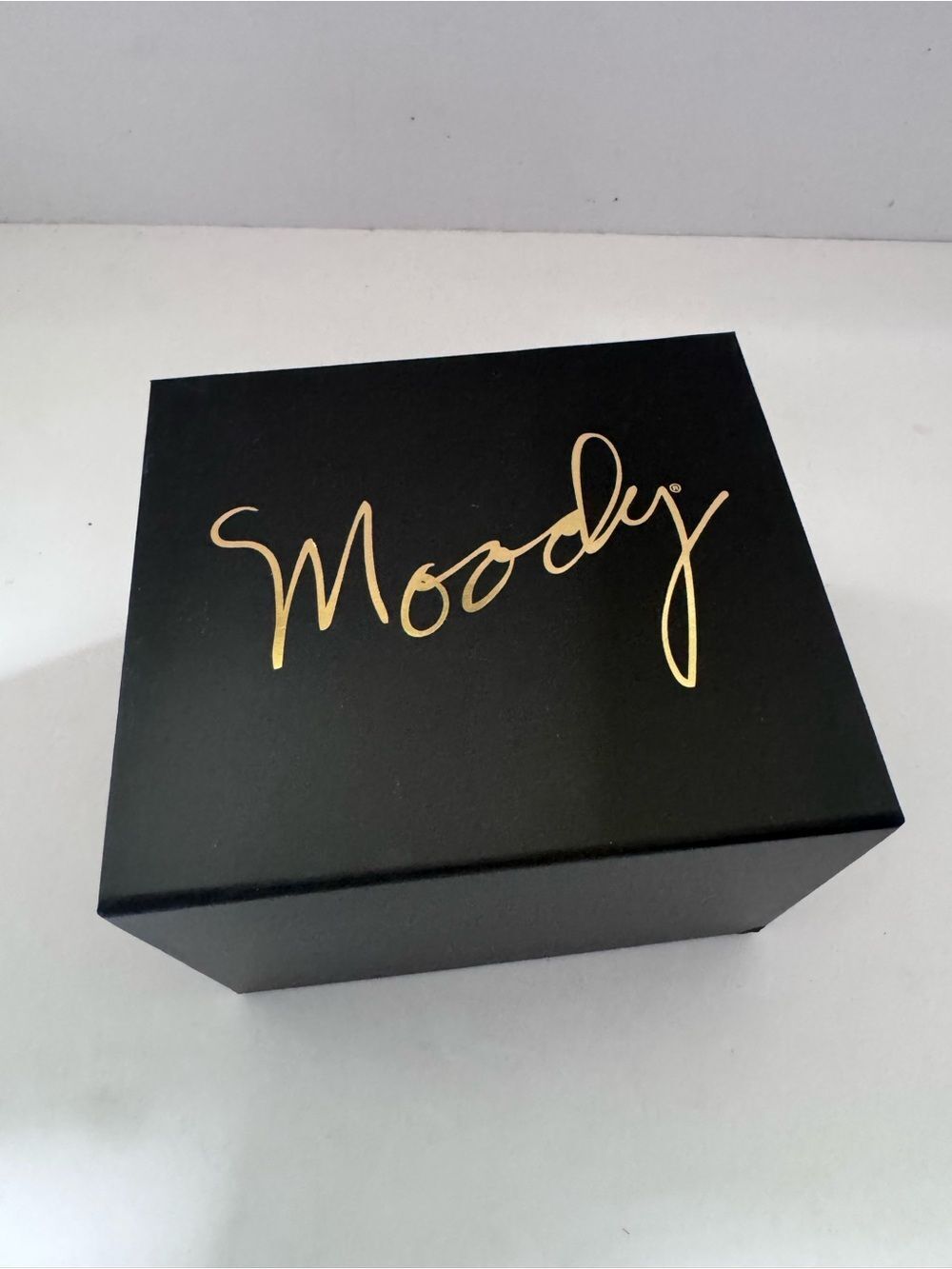 Empty MOODY guitar stray storage box ONLY